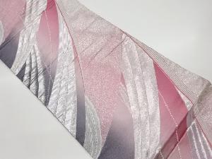 リサイクル　抽象模様織出し袋帯